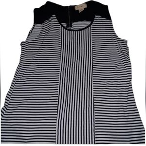 Black and white elegant tank top